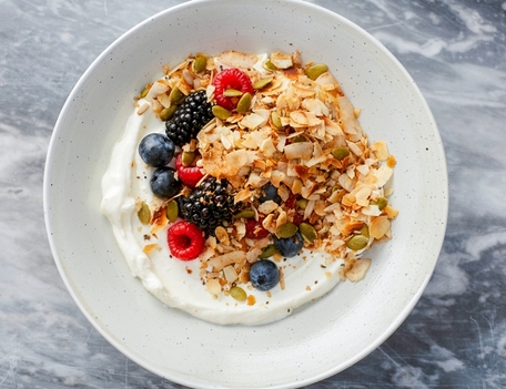 Yogurt with Crunchy Granola